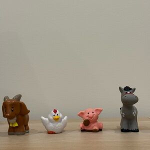 Fisher-Price Little People Animals Lot of 4
